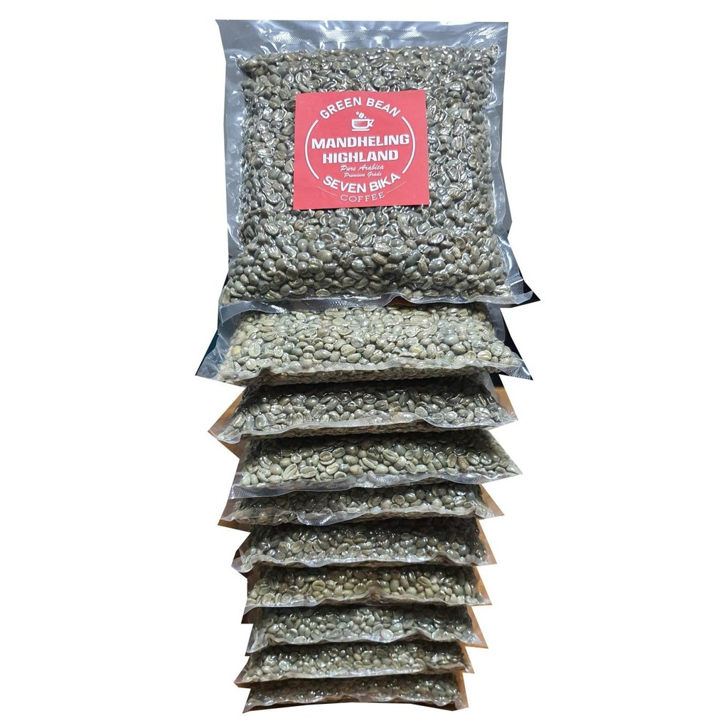 

Seven Bika Mandheling Highland Green Beans [Biji Mentah] Grade1 2,5 Kg
