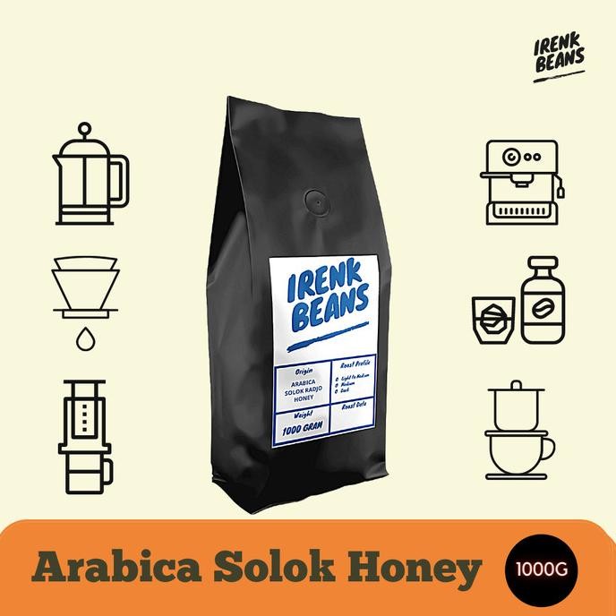 

Kopi Arabica Solok Radjo Honey 1000G Biji Bubuk