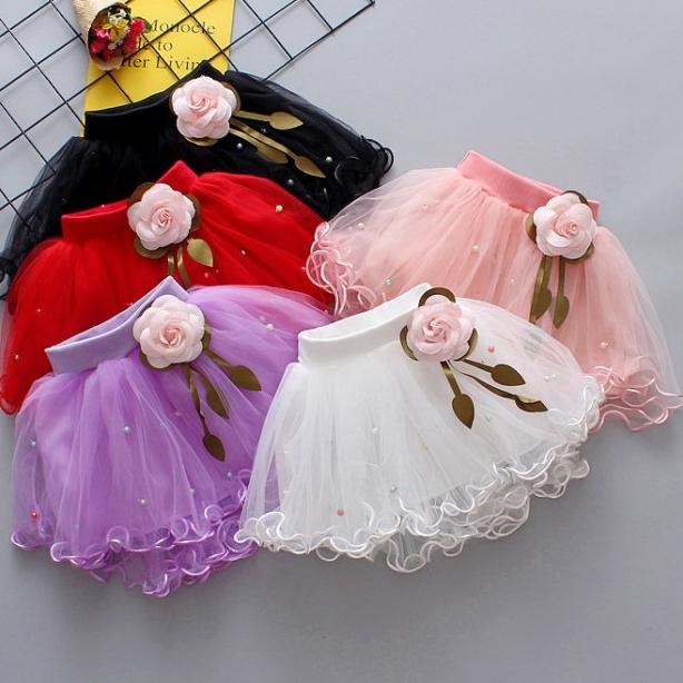 Rok Tutu Anak Bayi Perempuan Big Flower Mutiara