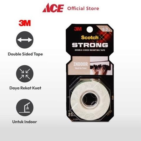 

Sale 3M Double Tape Scotch Foam Mounting Tape 25X1.5 Mtr