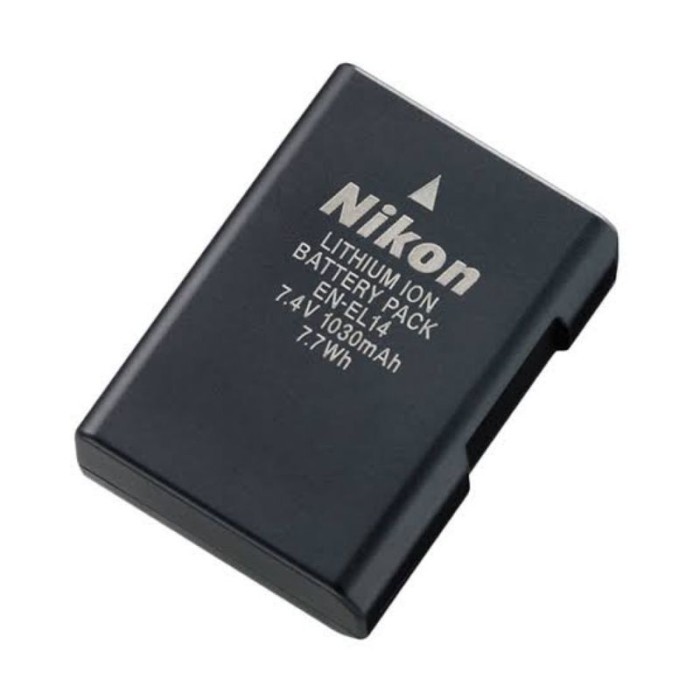 Baterai Nikon En El-14 Ori Cabutan Untuk D3100 D3200 D3300 D3400 (Bekas)