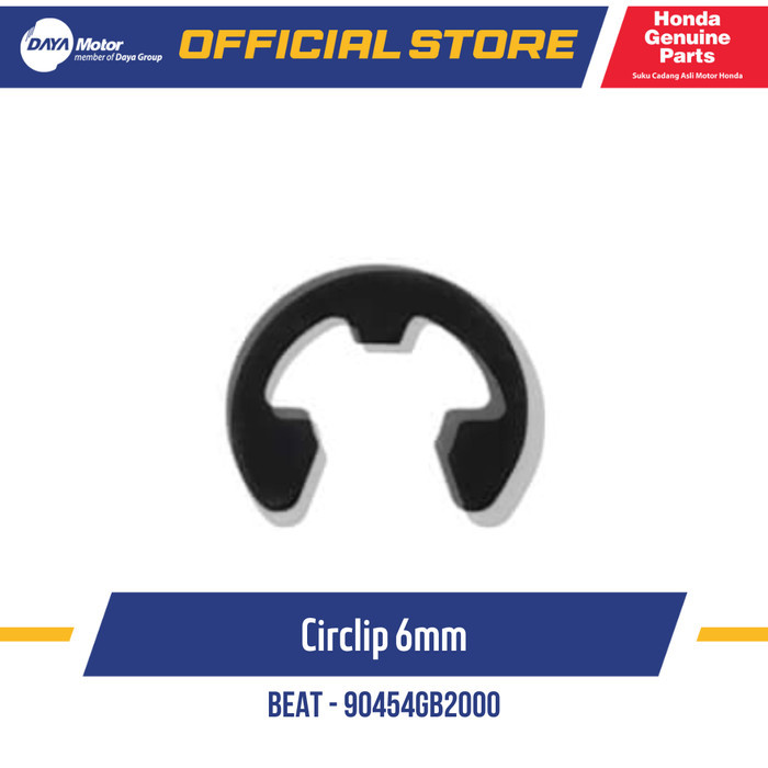 90454GB2000 Circlip 6mm Vario 110 eSP, Scoopy FI, Scoopy eSP K16
