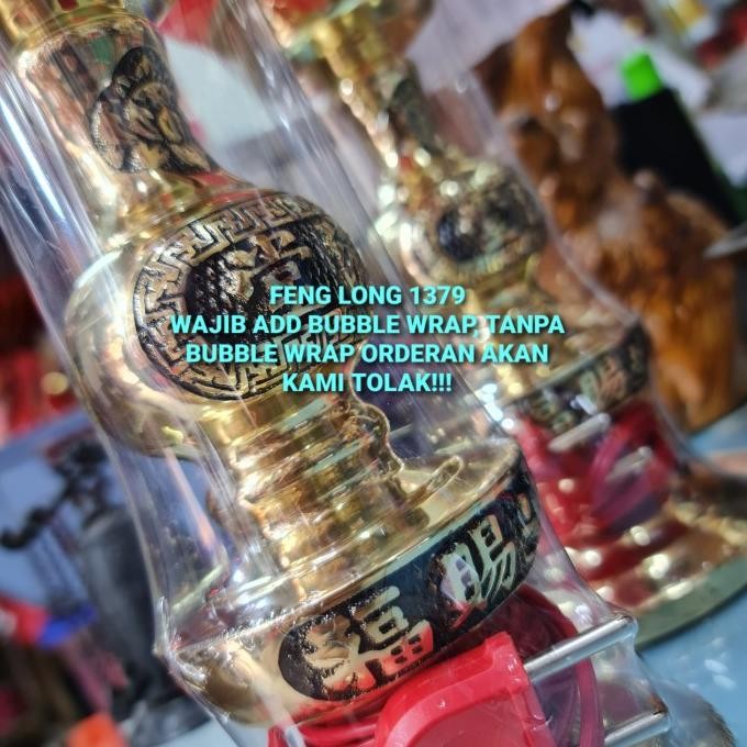 Lampu Altar Puja Sembahyang Buah Peach Kuningan Taiwan 37 cm [terbaik]