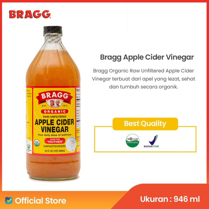 

Bragg Organic Raw Unfiltered Apple Cider Vinegar 946 Ml