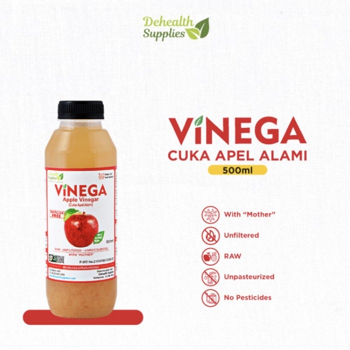 

Vinega Apple Vinegar Cuka Apel Alami 500Ml