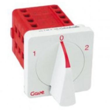 GAVE COS 2P 16A SELECTOR SWITCH 1-0-2