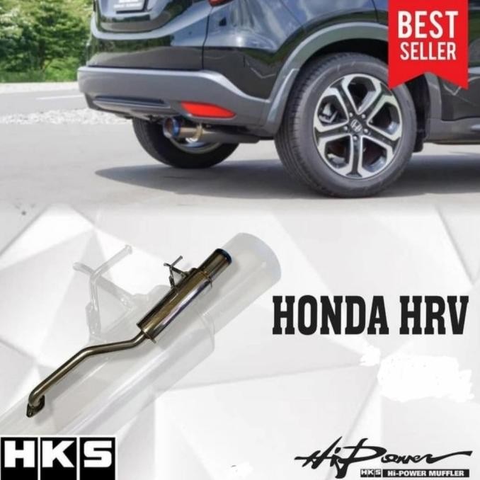 HKS Hi-Power Muffler Single Tip Titanium HONDA HRV (RU) 2013+
