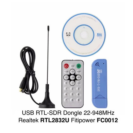 USB RTL-SDR Dongle RTL2832U FC0012 Software Defined Radio ::