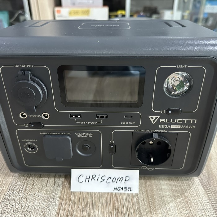 bluetti eb3a portable power station