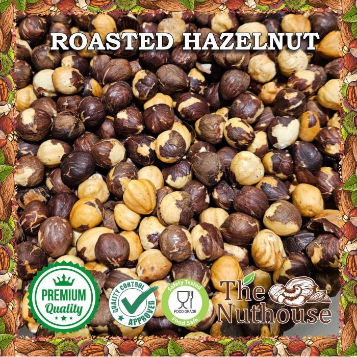 

FREE ONGKIR 1kg Roasted Hazelnut / Kacang Hazelnut Panggang [Premium]