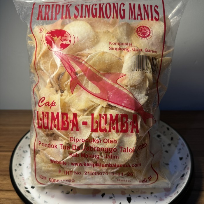 

GRATIS ONGKIR Keripik Singkong Lumba Lumba 500 Gram Asin & Manis