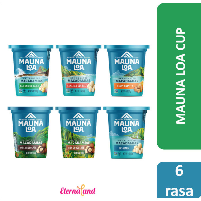 

KOMPLIT Mauna Loa Macadamias Cup - kacang macadamia impor usa