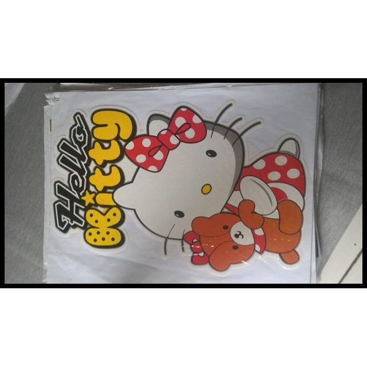 

TERMURAH STICKER 33X26CM HELLO KITY LUCU BONEKA !!