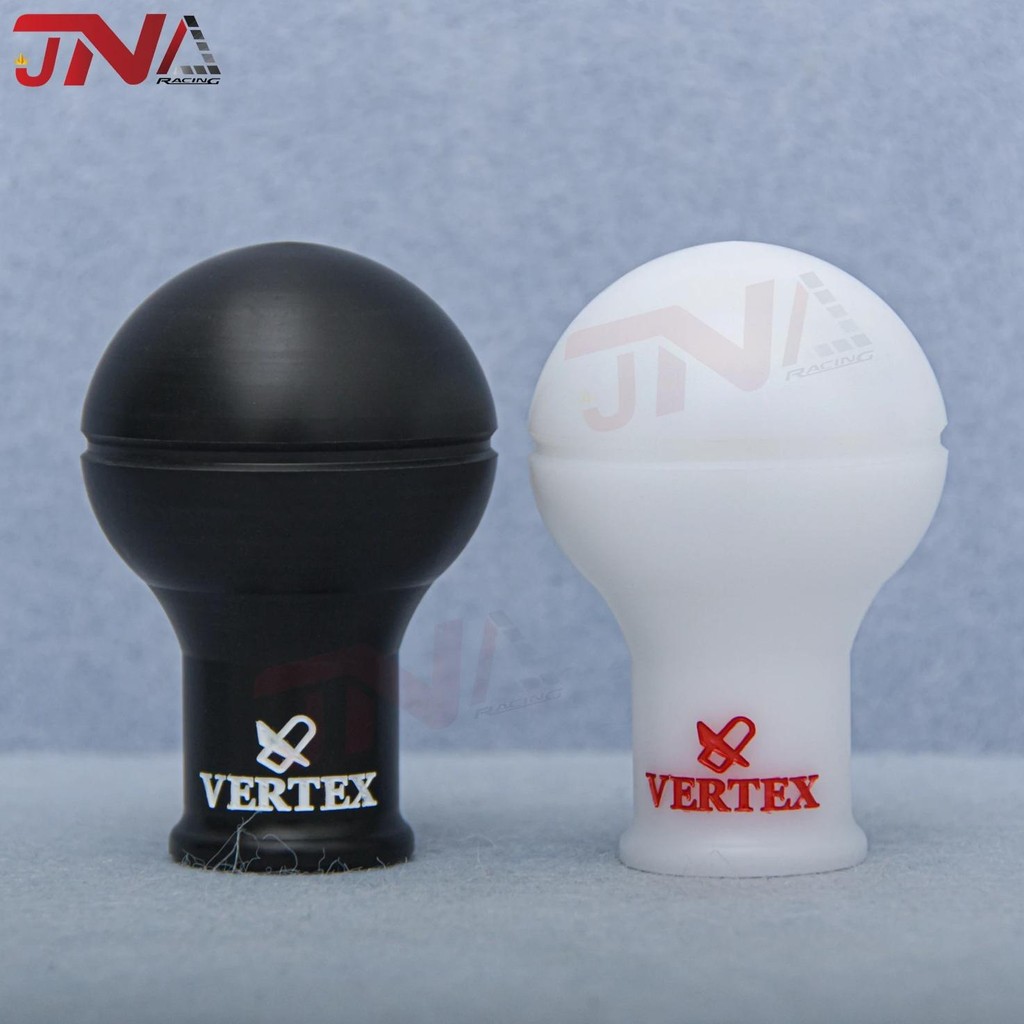 jdm style vertex white resin gear shift knob racing shifter lever head for universal car