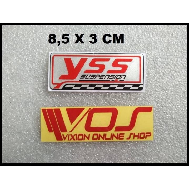 

HOT DEAL STIKER CUTING UNIK YSS SUSPENSION 8,5 X 3 CM - CUTING STIKER YANG KER !!!!!!