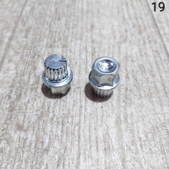 Baut Adaptor Kunci Roda Velg BMW AUDI VW. Wheel Lock Bolt Adapter. 19