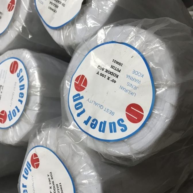 Vislin fislin / interlining / kain keras kapas telor kodok roll an