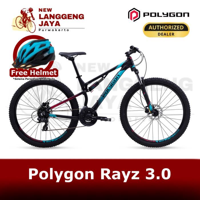 Polygon Sepeda MTB Rayz 3 Double Suspension