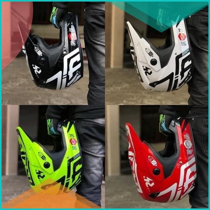 HELM ORCA NECTAR RSV HELMET SUPERMOTO MOTOCROSS CRF KLX DTRACKER 11OKT