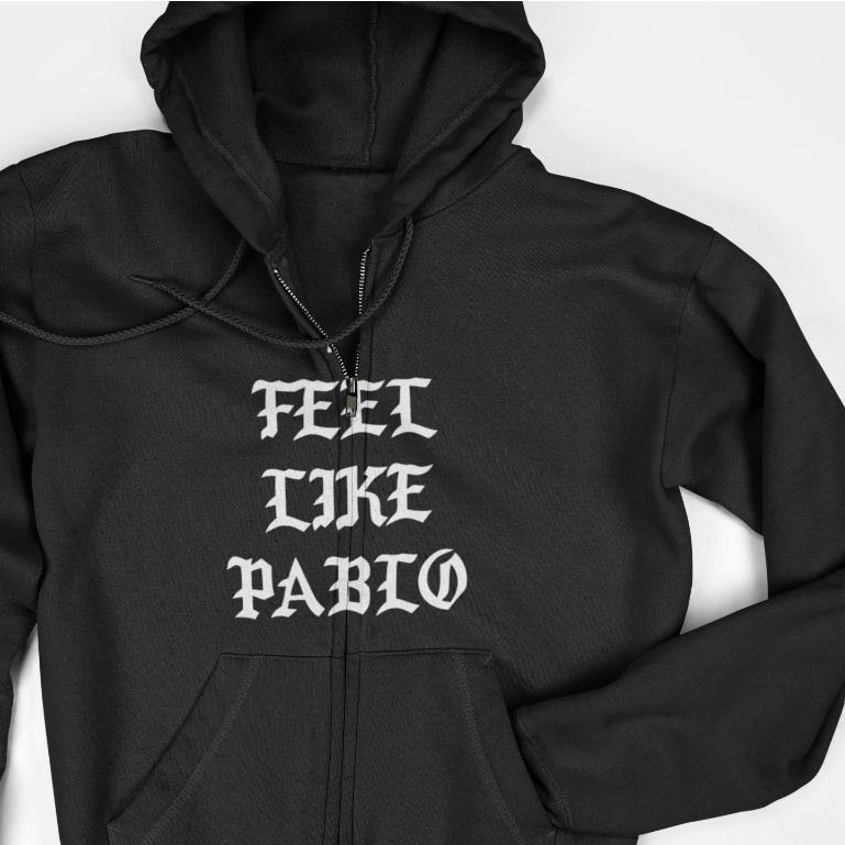 Jaket Hoodie Zipper - Kanye West I Feel Like Pablo