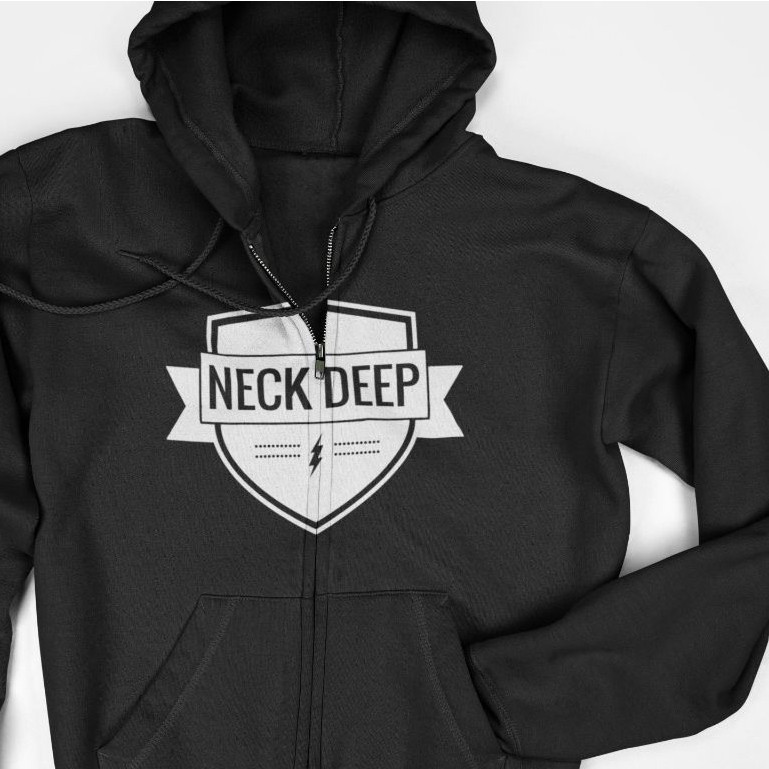 Jaket Hoodie Zipper - Band Neck Deep 2