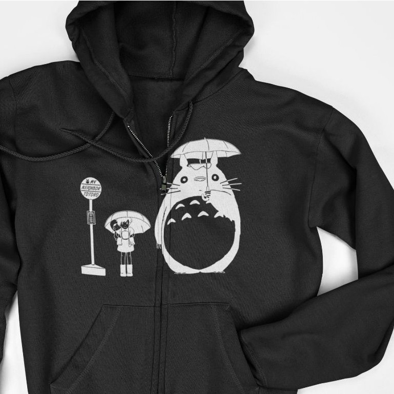Jaket Hoodie Zipper - Studio Ghibli Totoro Aj03