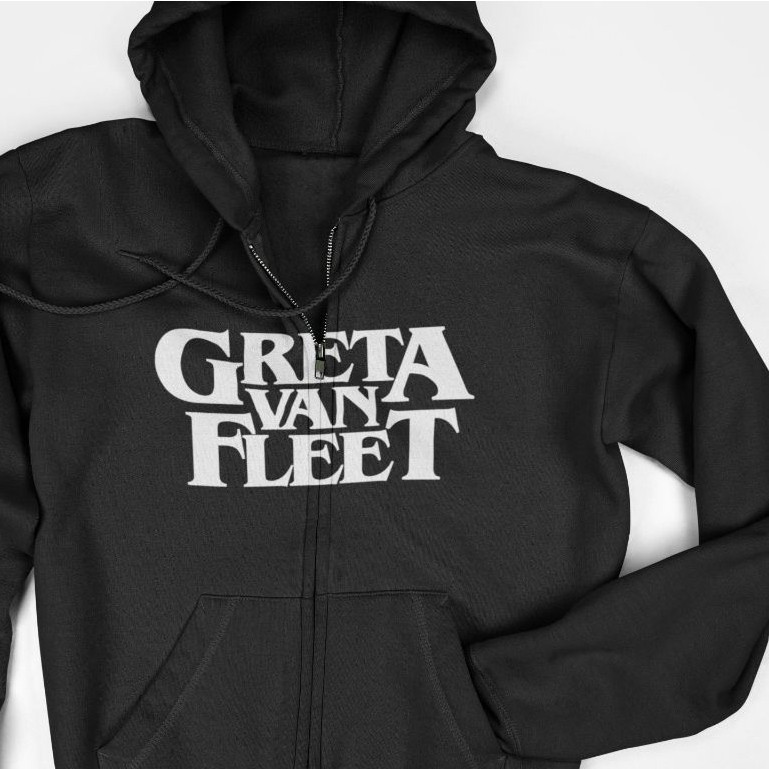 Jaket Hoodie Zipper - Greta Van Fleet Logo