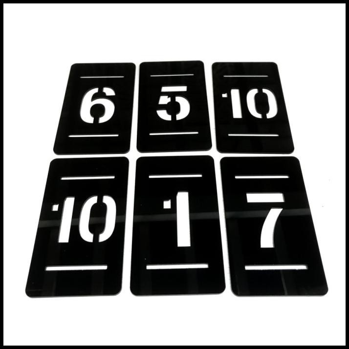 

TERBARU PAPAN NOMOR MEJA AKRILIK ACRYLIC SIGN BOARD HITAM LASER CUT !