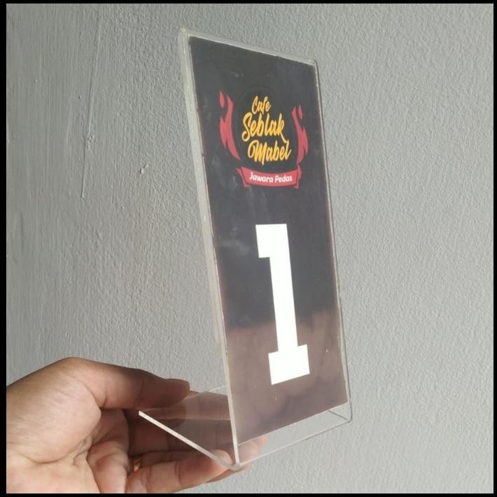 

HOT DEAL NOMOR MEJA CAFE / TENT HOLDER AKRILIK !!!!!!