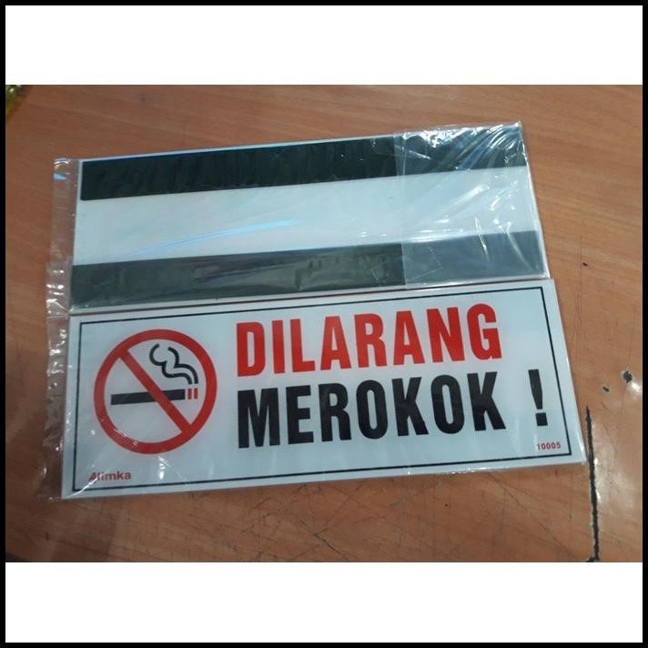 

BEST DEAL PLAT ACRYLIK/PAPAN NAMA /RAMBU DILARANG MEROKOK 22X 8 CM ELEGAN - 20X30 !!!