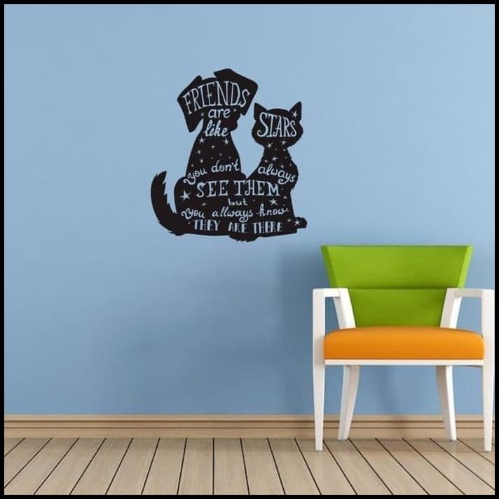 

GRATIS ONGKIR NEW CUTTING STICKER QUOTE FRIEND ARE STIKER CAFE TOKO KANTOR RUMAH KA !!!