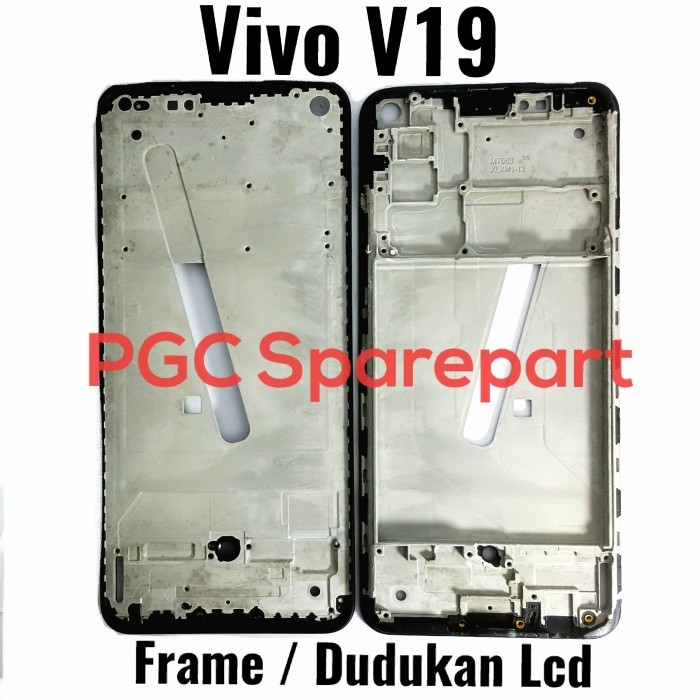 FRAME BEZZEL TULANG TENGAH VIVO V19 - V19 NEO -BEJEL BEZEL DUDUKAN LCD
