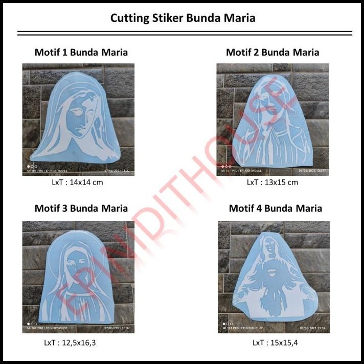 

DISKON STIKER BUNDA MARIA HOLY VIRGIN MARY KATOLIK MOBIL MOTOR LAPTOP KACA !!!!