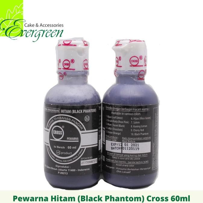 

Pewarna Makanan Cross Hitam (Black Phantom) 60ml KGS