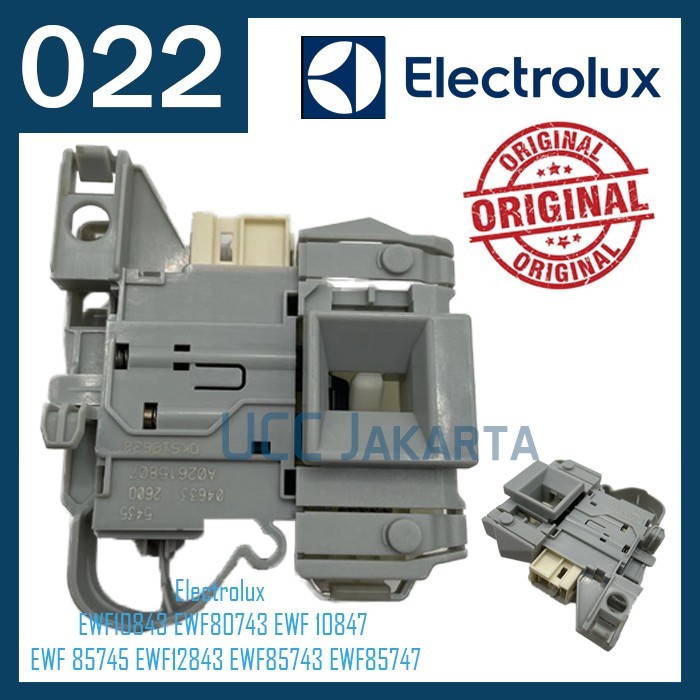 DOOR LOCK MESIN CUCI ELECTROLUX EWF85743 SWP-022