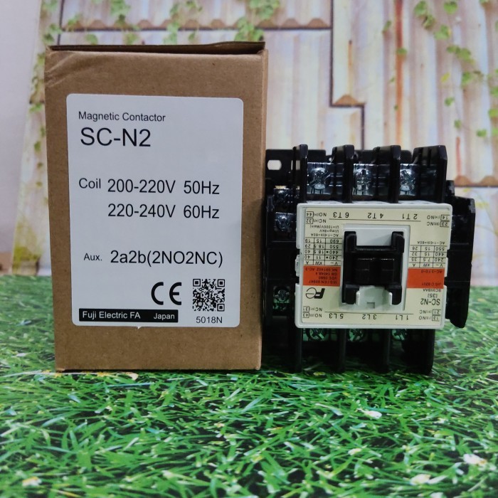 Kontaktor Fuji Electric Scn-2/220V 60A / Kontaktor Fuji Sc-N2 Scn2