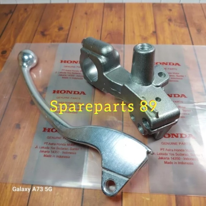 PAKET HANDLE REM KIRI + DUDUKAN SPION KIRI SCOOPY KARBU SCOOPY FI KYT