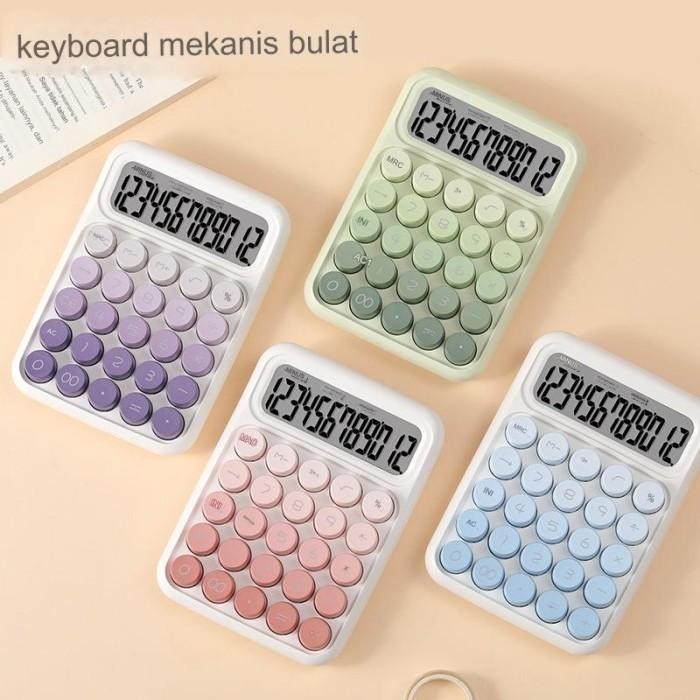 

[Khusus Batam] Kalkulator Warna Ombre Display Besar Korea Dopamin, Kalkulator Mekanik, Kalkulator Warna Manis [G]