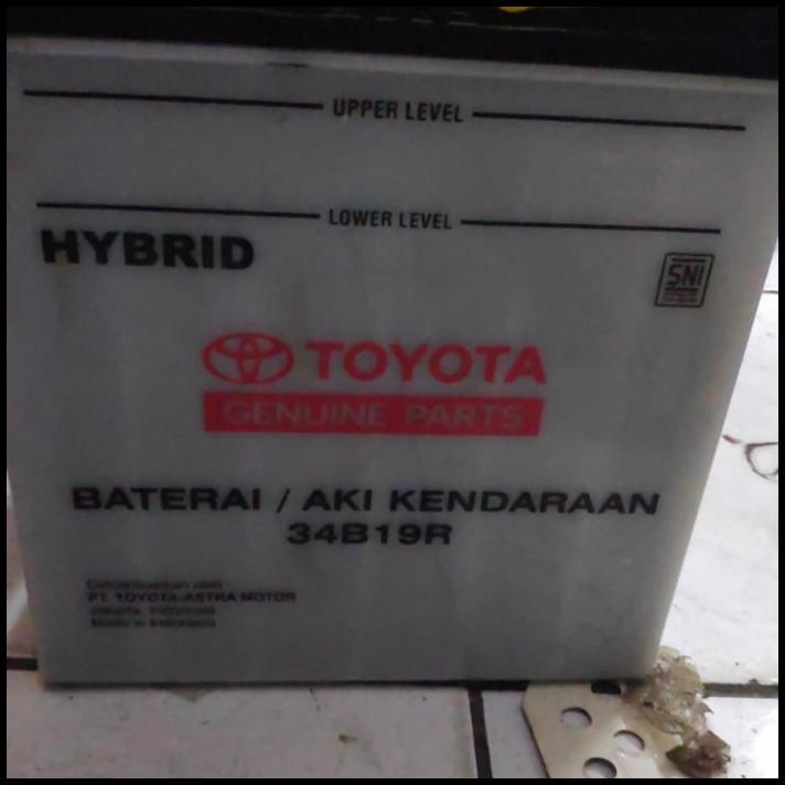 GRATIS ONGKIR AKI HYBRID TOYOTA ORIGINAL 34B19R AVANZA RUSH XENIA TERIOS 