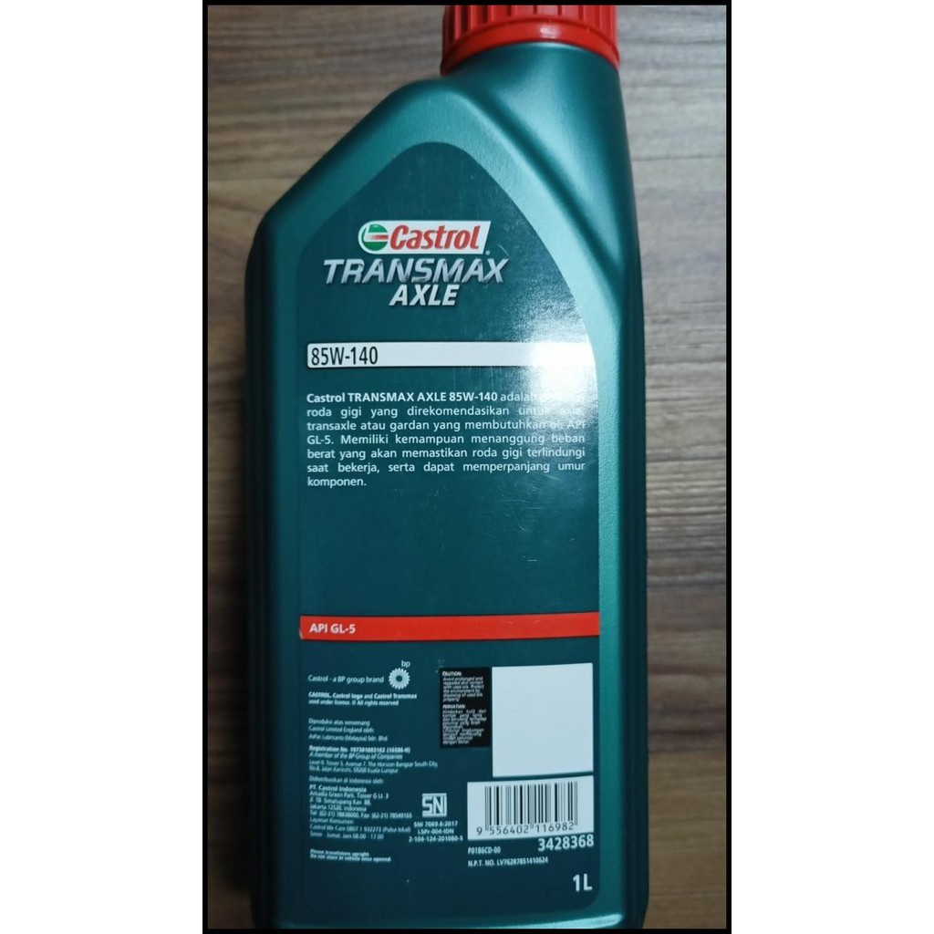 GRATIS ONGKIR OLI MESIN MOBIL ORIGINAL CASTROL TRANSMAX AXLE 85W-140 1L 1 LITER 85 W - 140 6X1 L IN