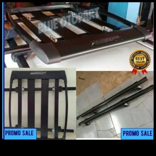 DISKON ROOF RACK BAGASI ATAS MOBIL SUZUKI XL 7 + CROSS BAR MEREK SUN RACK 