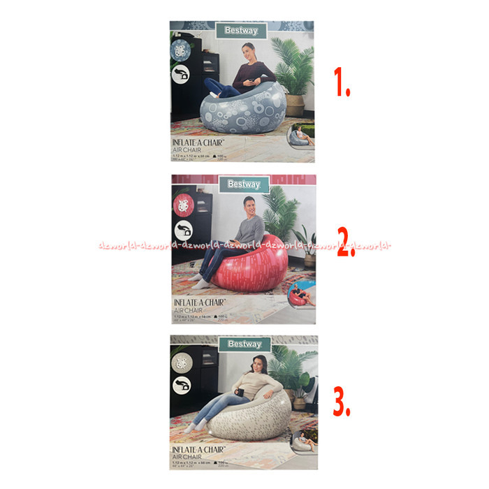 

Bestway Inflate A Chair Air Chair Kursi Sofa Pompa Bulat Pink Best Way