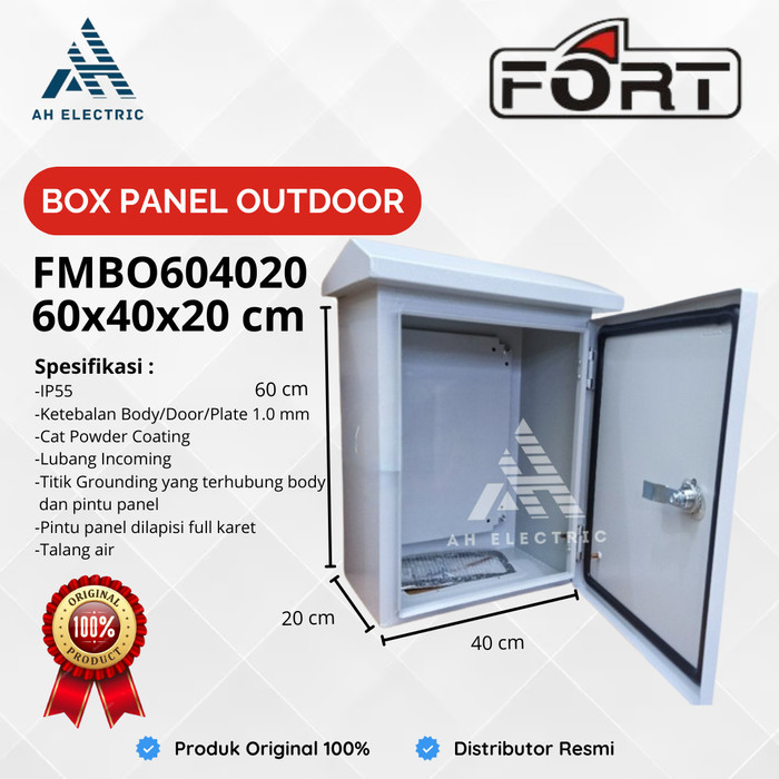 Fort Box Panel Outdoor 60X40X20 / Box Panel Topi 60X40X20 - Fmbo604020