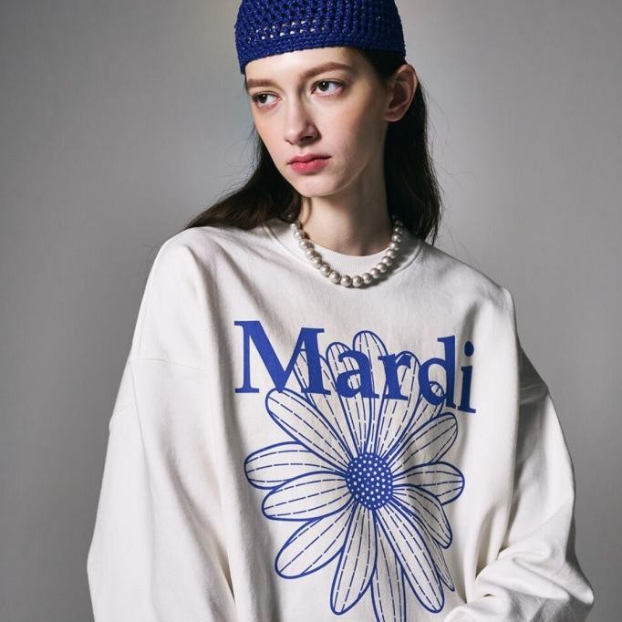 Mardi Mercredi Flower Mardi Sweatshirt