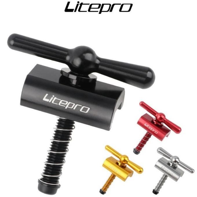 Litepro Aluminum Alloy Head Lock C-shaped Hinge Clamp (Pikes / 3Sixty / Trifold) I Penjepit Engsel S