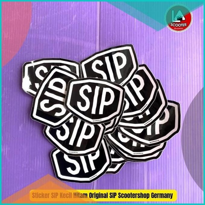 

Sticker SIP kecil Hitam Original SIP Scootershop Germany 11OKTZ4 perka