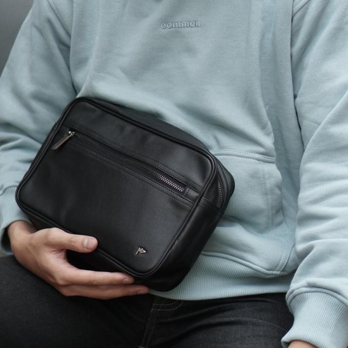 TFG Pouch Clutch Tas Tangan Nobu 210 Brown Lifetime Warranty