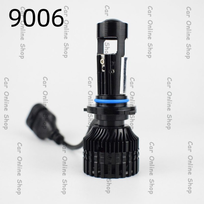 Lampu Y9 LED Projector Mini Projie Mobil 12V Fish Eye H11 HB3 HB4 H7