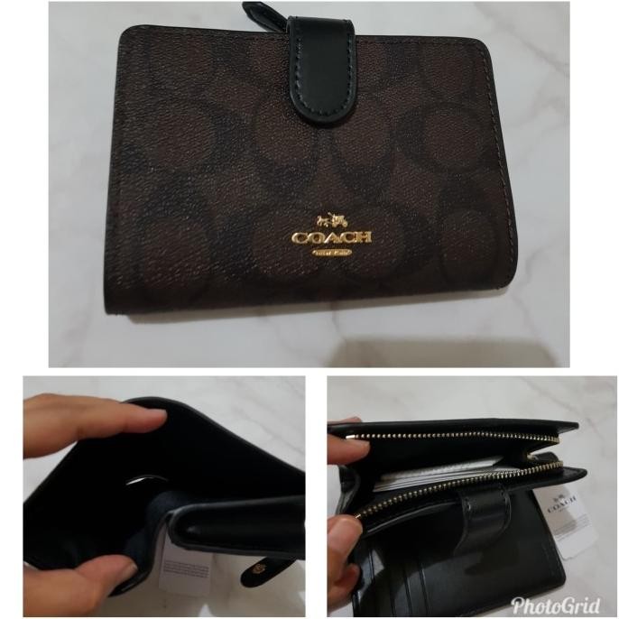 Coach medium wallet sign maho