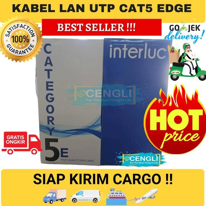 Kabel CAT 5 EDGE / KABEL LAN UTP CAT 5e setara Vascolink SPC SPEKTRA